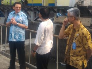 Banjir di Gunung Sahari, Ahok  Sesalkan Air Tak Dialirkan ke Waduk Pluit