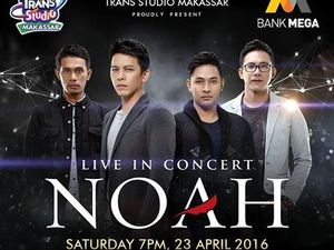 Asyik, Sabtu Besok Ada Noah di Trans Studio Makassar