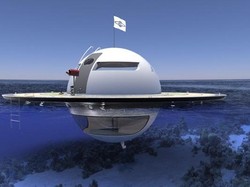 Unik, Arsitek Italia Rancang Kapal Yacht Berbentuk UFO