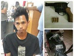 Buron 1 Bulan, Bandit Berpistol di Palembang ini Akhirnya Dibekuk Polisi