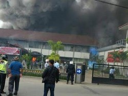 Ini Penampakan Kebakaran karena Napi Ngamuk di Lapas Banceuy