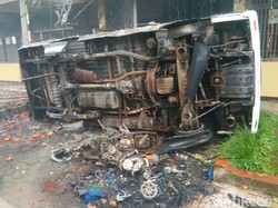 Ruang Sipir, 2 Mobil, dan Motor Dibakar Napi di LP Banceuy