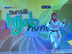 Aksi Karate Hijabers Ini Banjir Pujian Juri Sunsilk Hijab Hunt 2016 Palembang