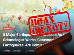 Isu Gempa di Atas 8 SR Setelah Rentetan Gempa Besar Dunia