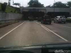 Jalur B di Terowongan JORR Pasar Rebo Ditutup Malam Ini