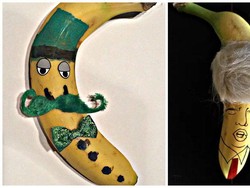 Pria Ini Sediakan Jasa Menghias Pisang Sesuai Pesanan