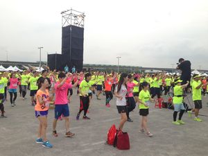 Menaklukkan Lintasan Lari di Sisi Sungai Keelung