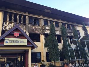 Gedung Reserse Polda Sulsel Terbakar, Labfor Selidiki Asal Api