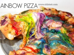 Setelah Roti Panggang, Kini Ada Pizza Warna Pelangi