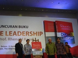Rhenald Kasali Luncurkan Buku Tentang Pemimpin Perubahan