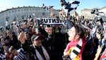 Fans Juventus Rayakan Gelar Juara Serie A