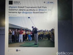 Foto Main Golf Tersebar di Twitter, Ahok: Itu Peresmian Acara Amal