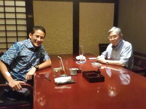 Politikus PDIP Kwik Kian Gie Bahas Ekonomi Bareng Prabowo-Sandi