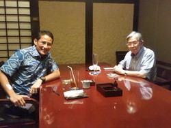 Bacagub DKI Sandiaga Bertemu Politisi PDIP Kwik Kian Gie, Apa Hasilnya?