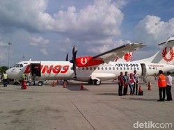 Wings Air Tergelincir di Bandara Ketapang Kalbar