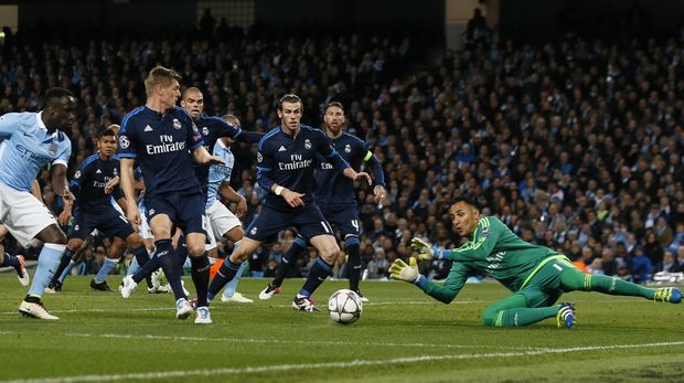 Kiper Real Madrid Keylor Navas jadi palang pintu terakhir Kosta Rika.