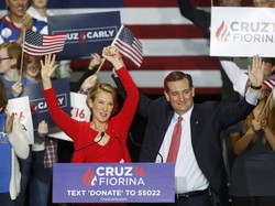 Kandidat Partai Republik Ted Cruz Tunjuk Carly Fiorina Jadi Cawapres