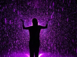 Rain Room Berubah Jadi Ungu karena Prince!