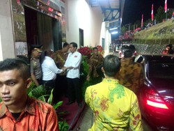 Presiden Jokowi Saksikan Pertandingan Persipura Vs Persija di Papua