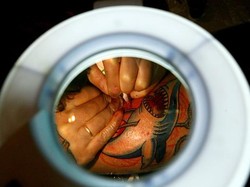 60 Seniman Tato Bersaing di Festival Tato Internasional Rusia