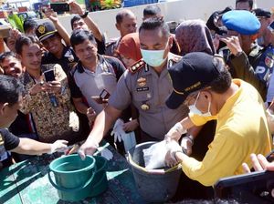Pemkot dan Polres Parepare Musnahkan 1 Kg Sabu