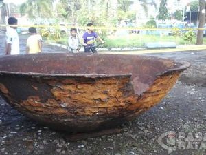 Kata Gubernur Ganjar Soal Wajan Raksasa yang Pecah Saat Dipindah