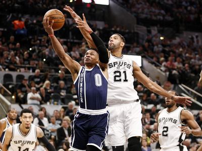 Spurs Kalahkan Thunder di Game 1