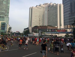 Polisi Apel May Day, Warga Pagi ini Tetap Asyik Joging di CFD