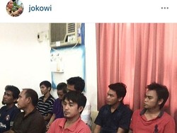 Jokowi Unggah Foto WNI yang Dibebaskan Abu Sayyaf di Instagram