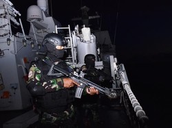 Antisipasi Ancaman, Kapal Perang Indonesia Bersiaga di Perairan Tawi-Tawi