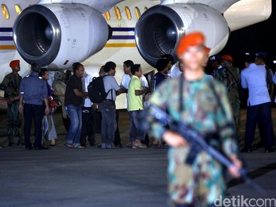 10 WNI Korban Penyanderaan Tiba di Halim Perdanakusuma