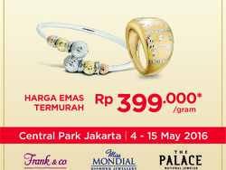 Mahakarya Perhiasan Berlian Dipamerkan di Central Park Jakarta