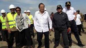 3 Menteri dan Ahok Tinjau Pulau Reklamasi