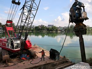 Turap Beton Danau Sunter Turap Beton Danau Sunter