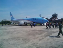 Tiba di Yogya, Presiden Jokowi Langsung Naik Heli TNI AU ke Banyumas