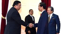 Jokowi Bertemu Menlu dan Panglima Filipina-Malaysia