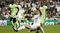 Dalam laga melawan City, Madrid dicatat ESPNFC mampu tampil sedikit dominan dalam penguasaan bola dengan catatan 55 persen ball possession. Juan Medina/Reuters/detikcom.