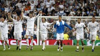 Dengan kemenangan Madrid ini, maka akan terjadi derby Madrid di laga final antara Los Blancos melawan Atletico Madrid. Paul Hanna/Reuters/detikcom.