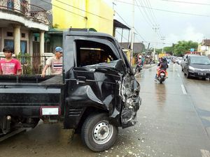 3 Kendaraan Kecelakaan Beruntun di Sukabumi, 1 Orang Terluka
