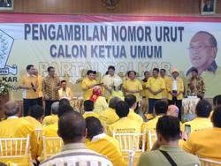 2 Caketum Golkar yang Tak Bayar Rp 1 M Absen di Pengambilan Nomor Urut
