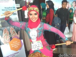 Siti Hajar Menari Tradisional Sambil Main Gendang di Sunsilk Hijab Hunt