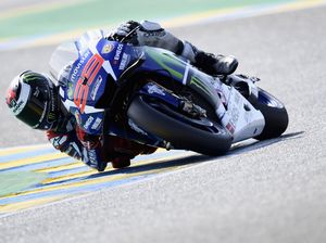 Lorenzo Menangi GP Prancis, Rossi Finis Kedua