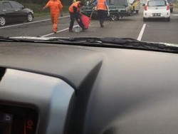 Kecelakaan di KM 132 Tol Purbaleunyi, Arus Lalin Arah Bandung Padat Merayap