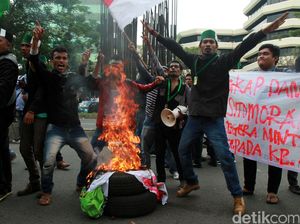 Demo Ricuh HMI Kemarin, Ini Sejumlah Kerusakan di Gedung KPK
