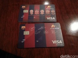 Ada Lionel Messi cs di Kartu Bank Mega
