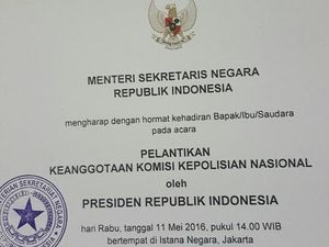 Jokowi Pilih 6 Orang ini Jadi Komisioner Kompolnas, Pelantikan Rabu Siang
