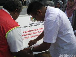 Kementerian LHK Segel Dua Pulau Reklamasi di Teluk Jakarta