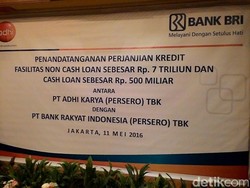 Bangun Jalan Tol Hingga Bandara, Adhi Karya Dapat Pinjaman Rp 7,5 T dari BRI