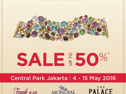 Mahakarya Perhiasan Berlian Dipamerkan di Central Park Jakarta