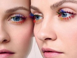 Bulu Mata Pelangi Jadi Tren Kecantikan di Instagram